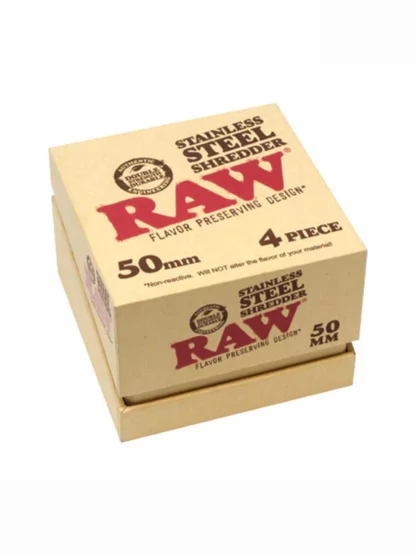 RAW Stainless Steel 4-Piece 50mm Shredder - Image 3