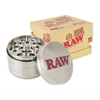 RAW Stainless Steel 4-Piece 60mm Shredder