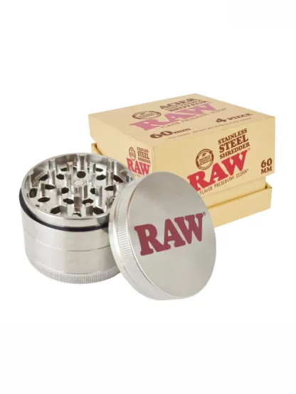 RAW Stainless Steel 4-Piece 60mm Shredder